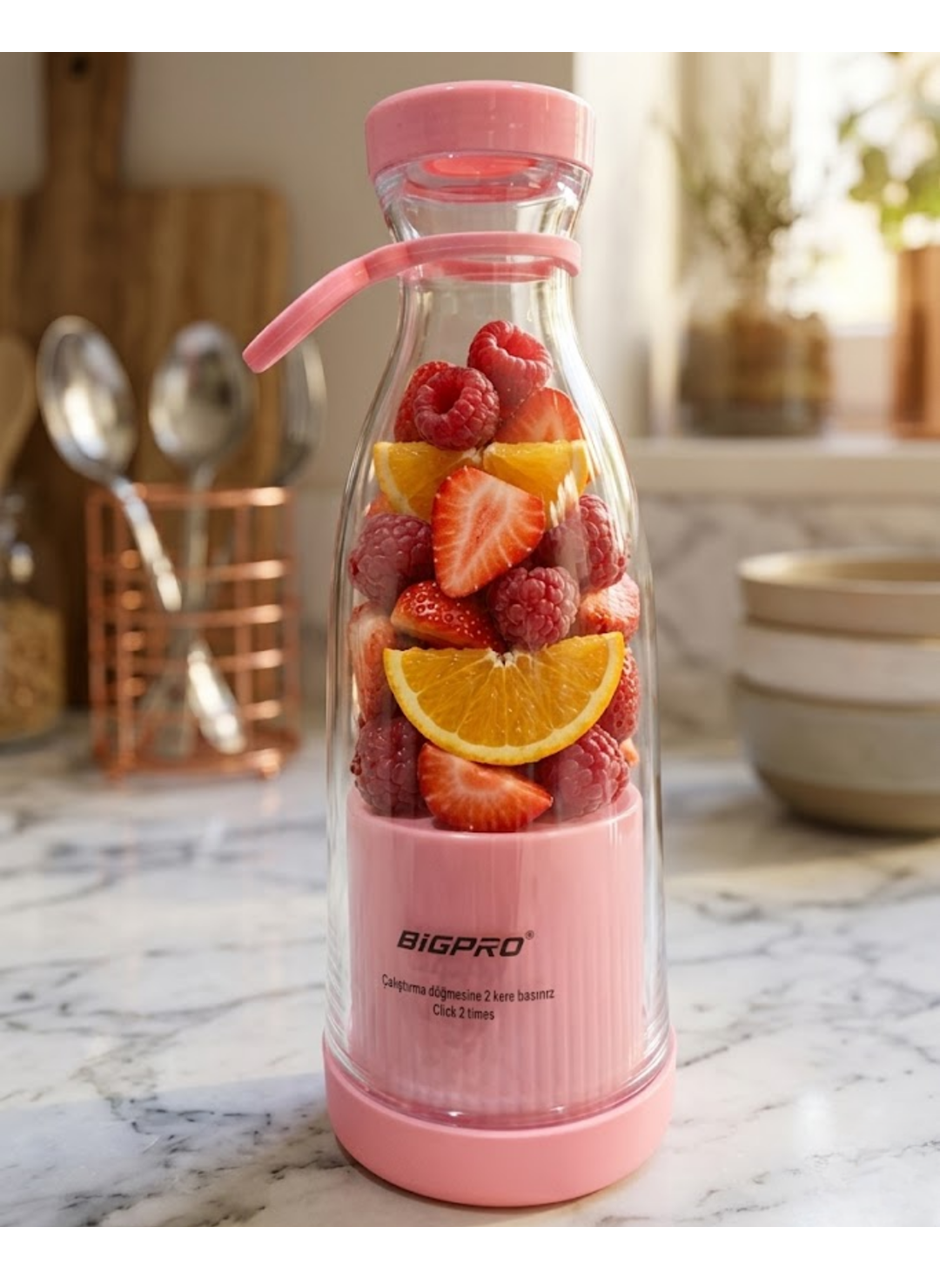 Taşınabilir Blender Smoothie ve Meyve Karıştırıcı Kablosuz Kullanım