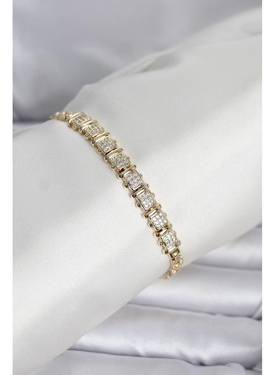 Xuping Model Zirkon Taşlı Gold Renk Kadın Bileklik