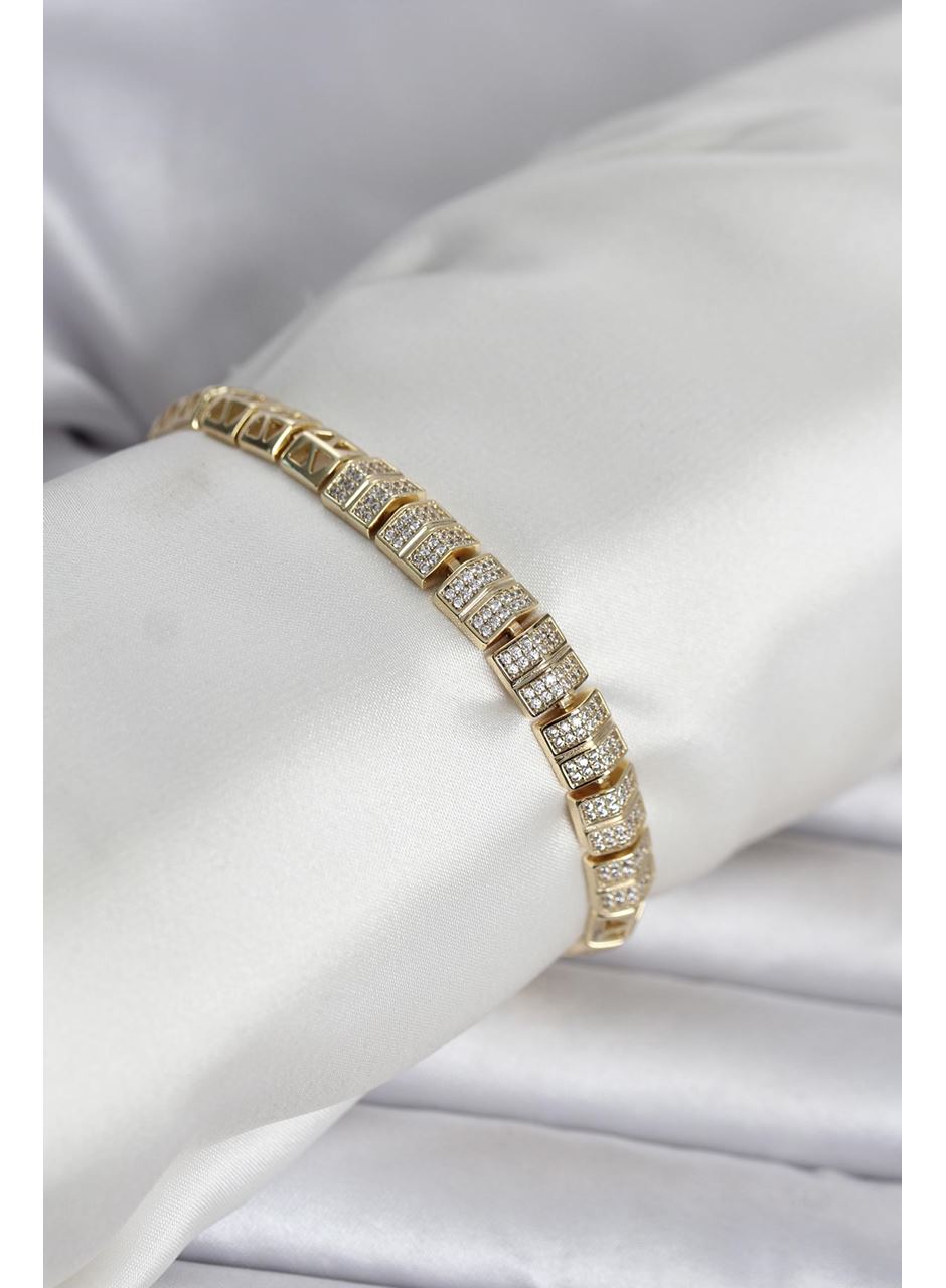 Xuping Zirkon Taşlı Gold Renk Kadın Bileklik
