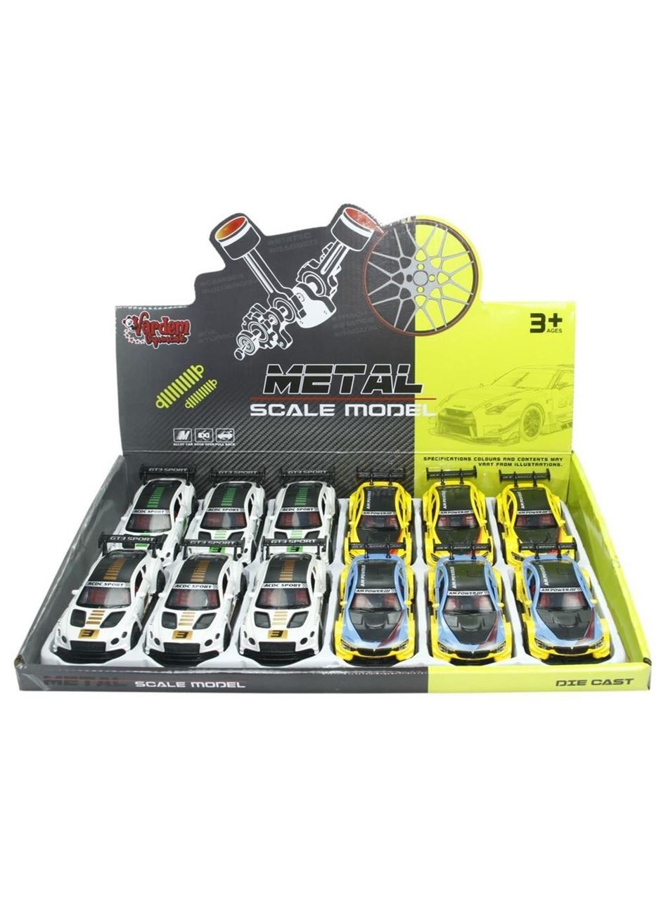 3672C - Ç/B SPOR ARABA METAL 1:36 12Lİ
