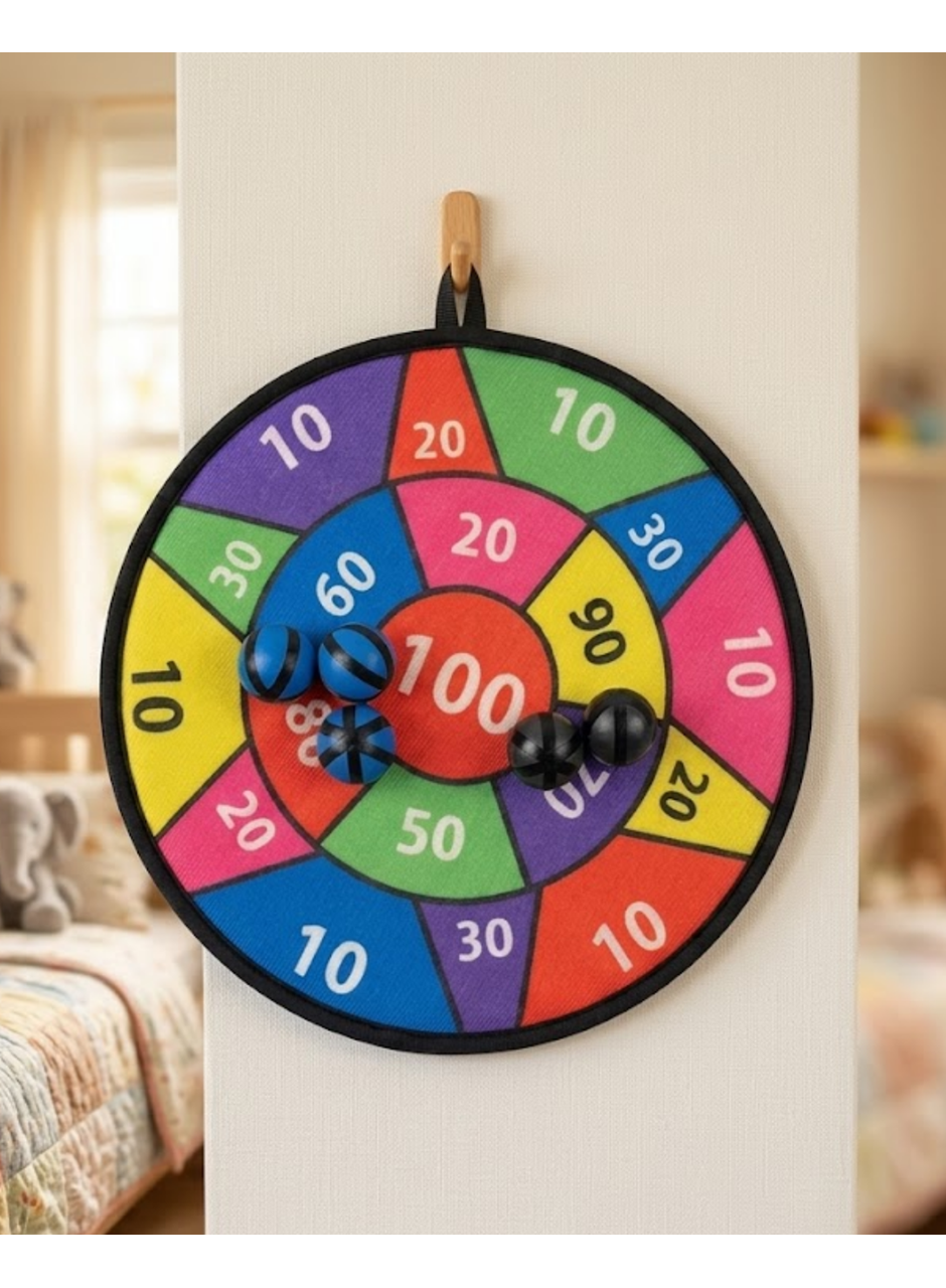 Çocuklar İçin Güvenli Dart Oyunu Cırtlı Toplu Eğlenceli Hedef Oyunu