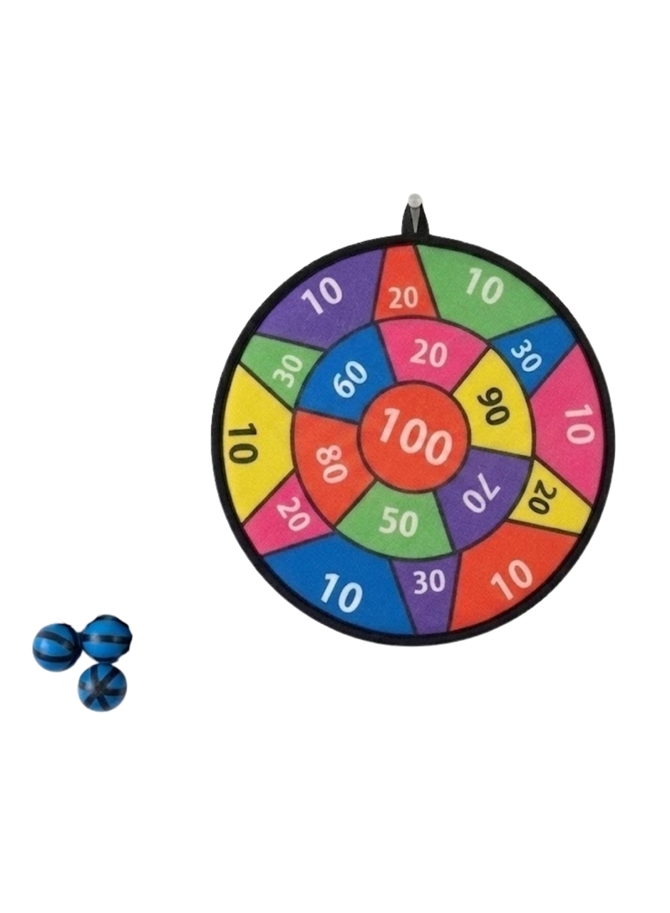 Eğitici Dart Oyunu Çocuklar İçin Güvenli Cırtlı Hedef Tahtası Seti