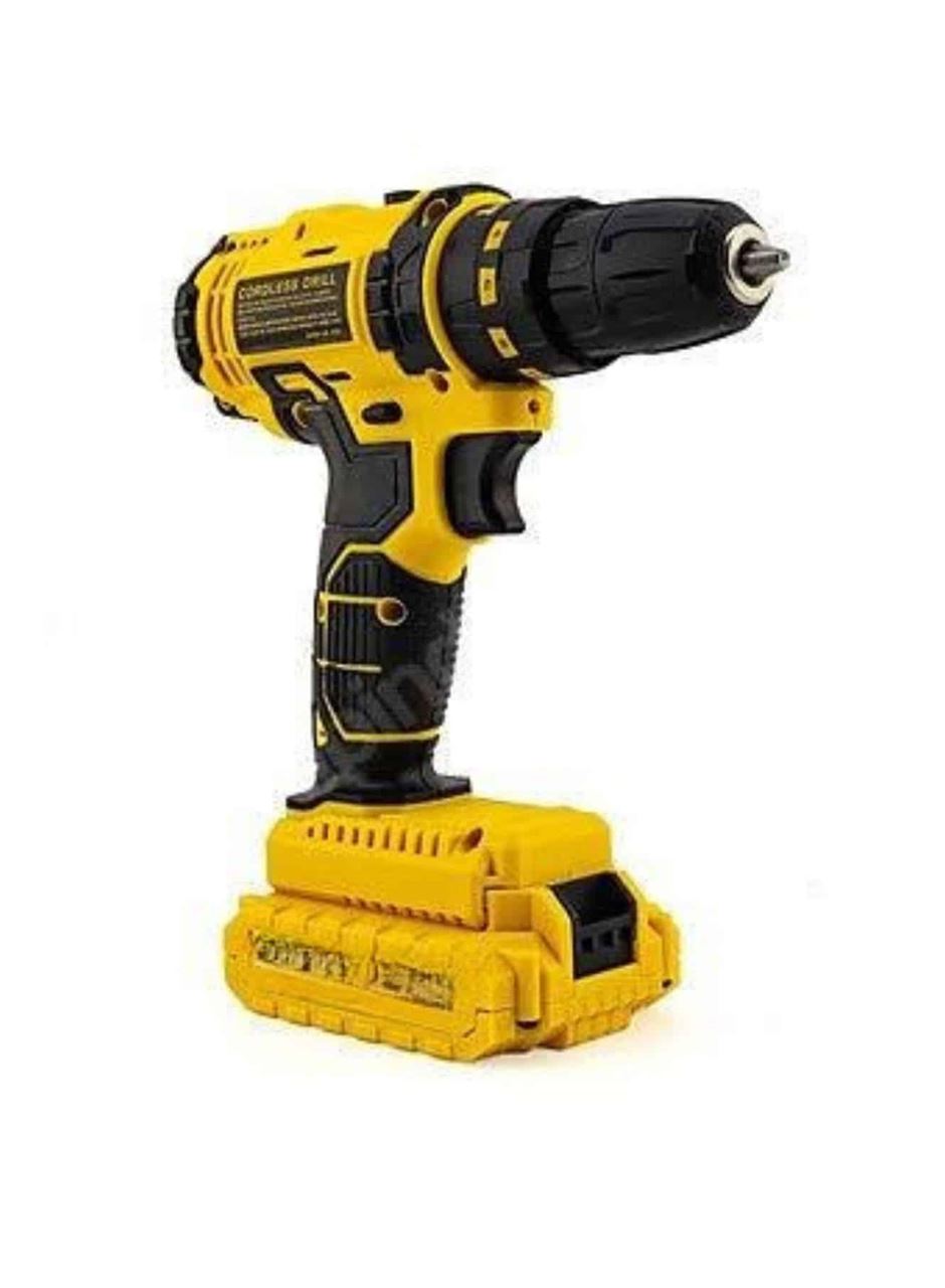 Profesyonel Çift Bataryalı Akülü Vidalama Şarjlı Matkap 24 Parça