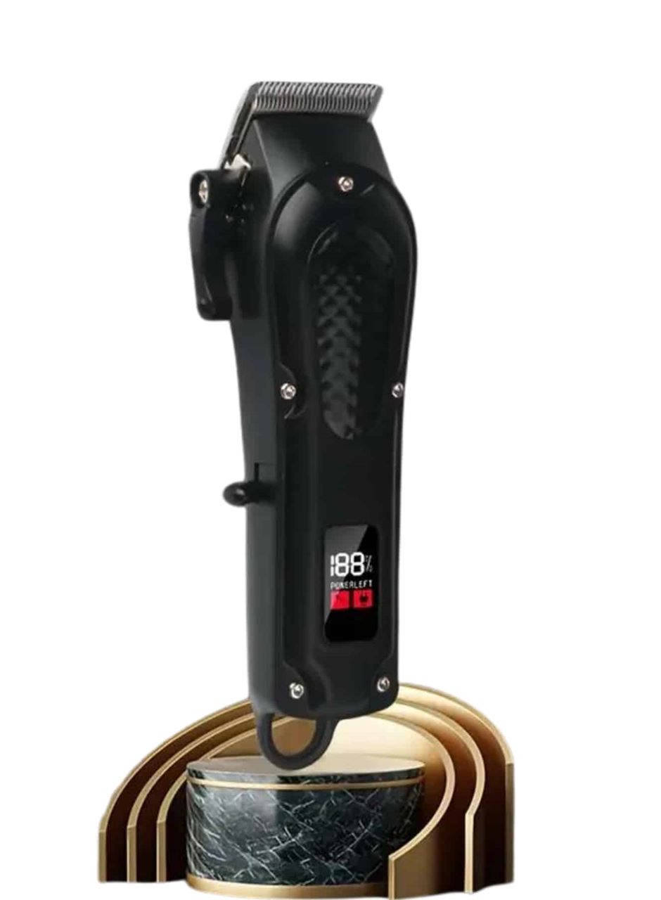 Dijital Profesyonel Kablosuz Saç Sakal Tıraş Makinası Sessiz Paslanmaz Çelik