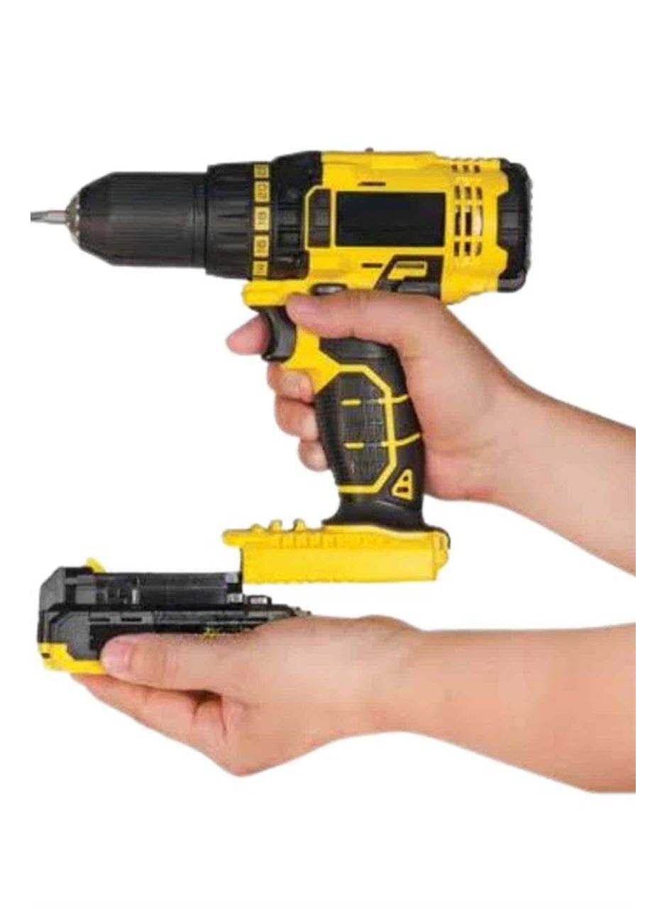 Matkap Seti 24 Parça Çift Bataryalı Darbeli Led Işıklı Vidalama