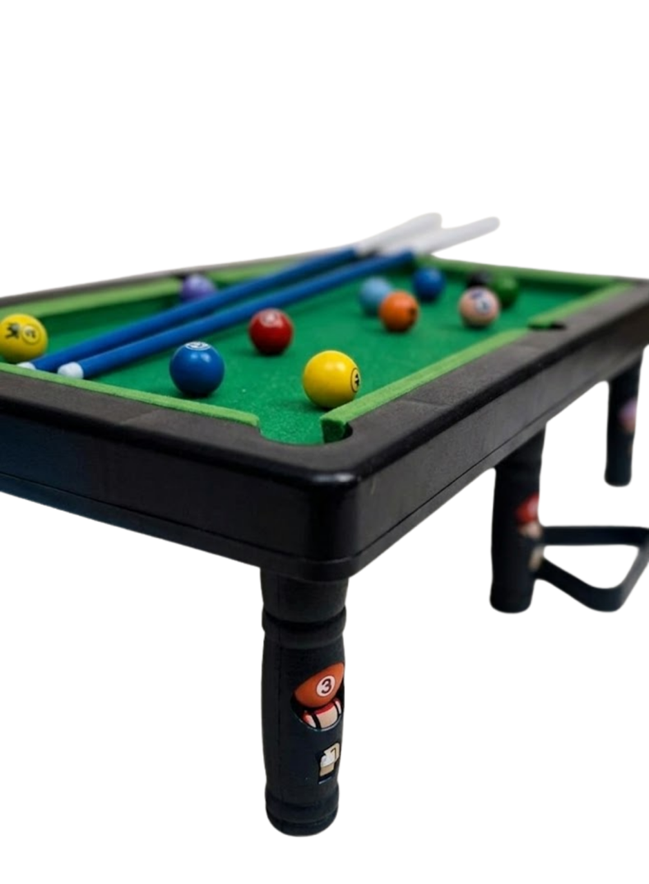 Oyuncak Bilardo Masası Seti Çocuklar İçin Eğlence ve Beceri Oyunu