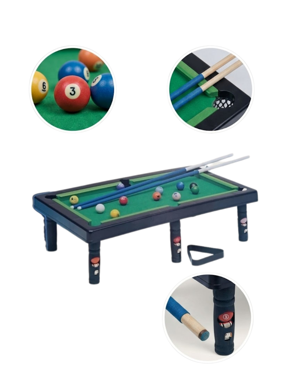 Masaüstü Bilardo Seti 5 Yaş Üzeri Çocuklar İçin Eğitici Oyuncak