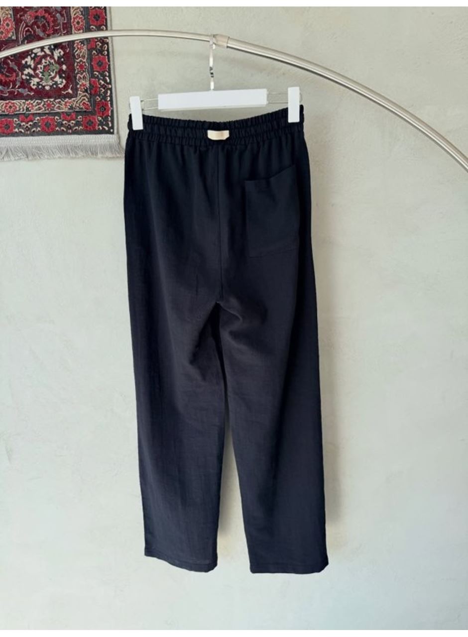 Erkek İthal Yıkamalı Keten Pantolon