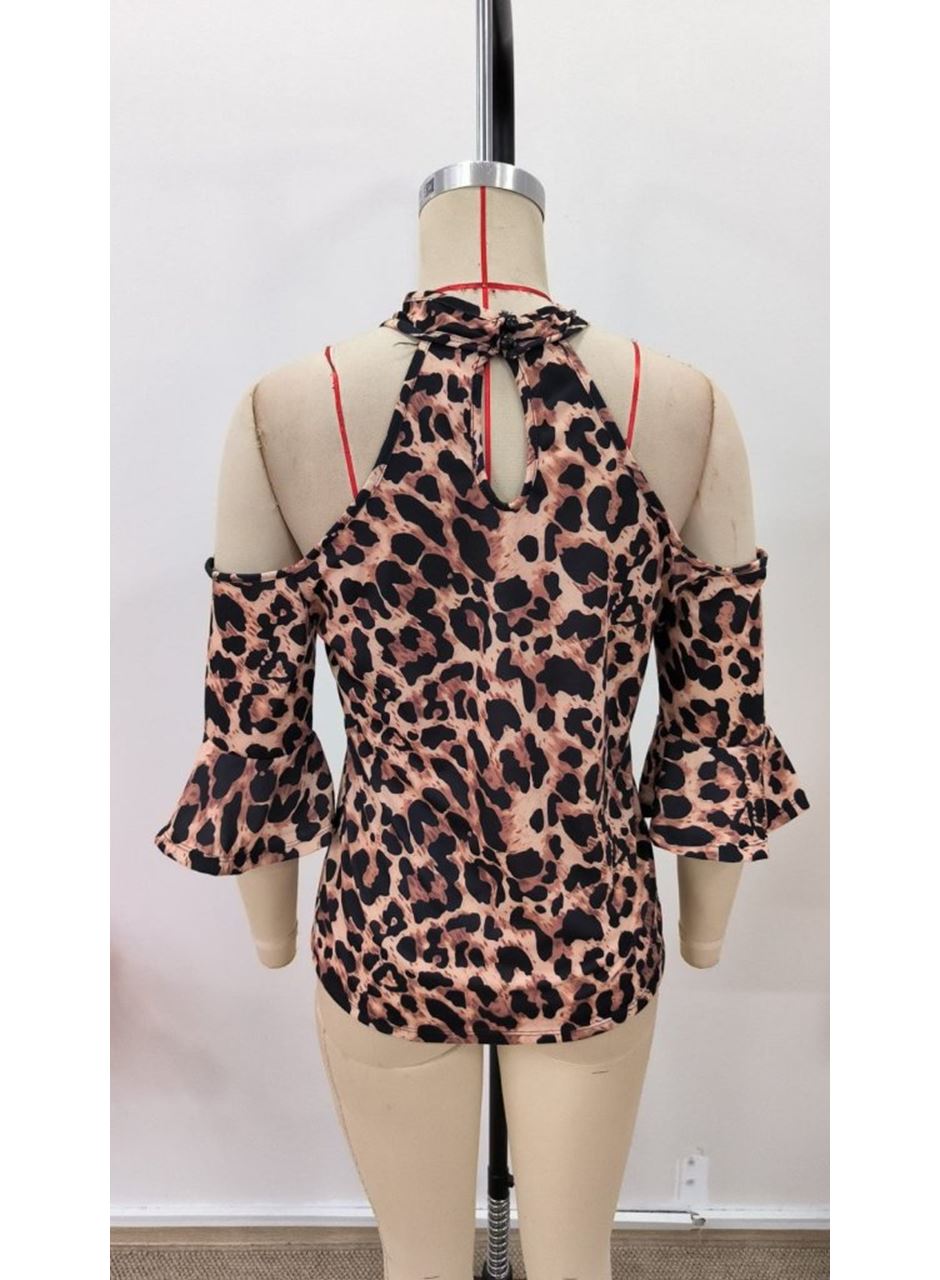 Kadın Kısa Kollu Omuzlardan Açık ön çapraz Detaylı Süprem Bluz