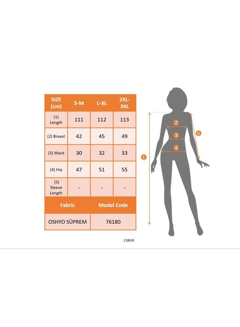 Kadın Sıfır Kol Kruvaze Yaka önden çapraz Kesim Detaylı Desenli Oysho Süprem Elbise
