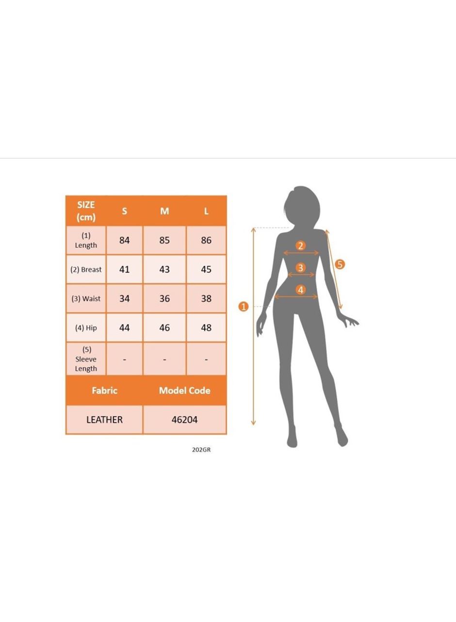 Kadın Kolsuz Balıkçı Yaka Kısa Deri Elbise