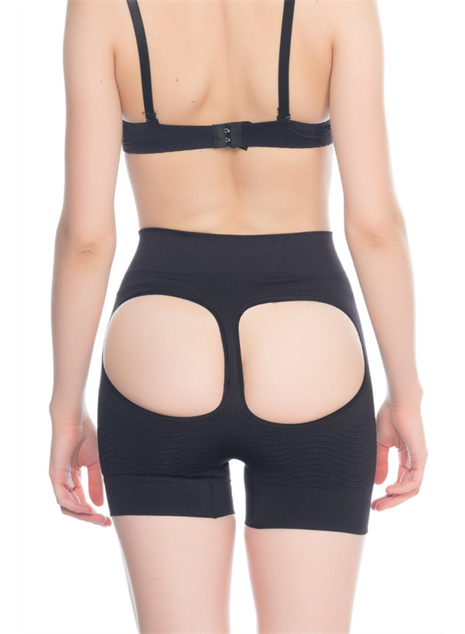 Siyah MI Emay 2034 Popo Açık Anti Selülit Korse