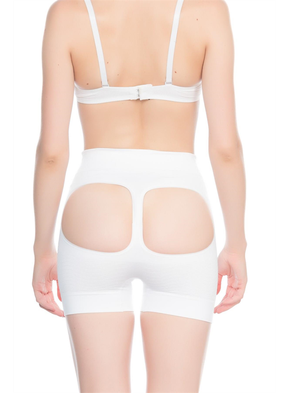 Beyaz MI Emay 2034 Popo Açık Anti Selülit Korse