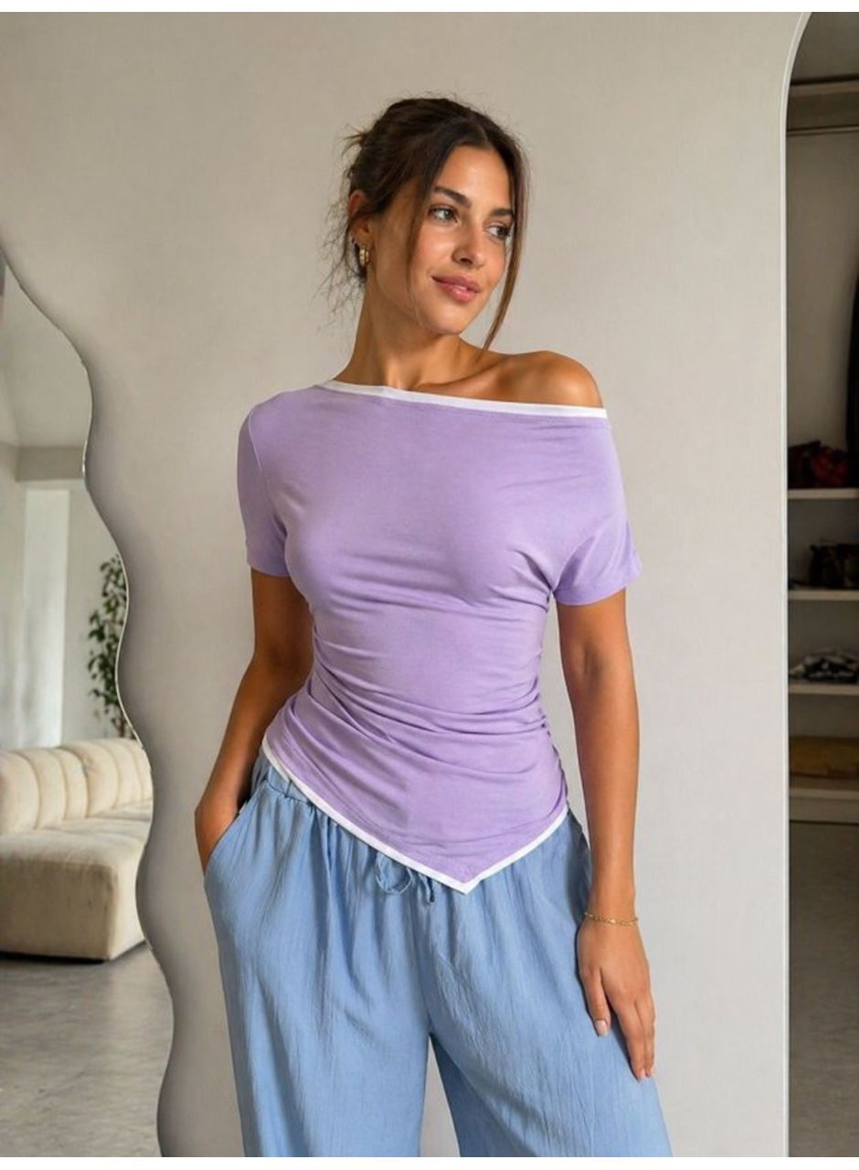 Kadın Düşük Omuz Bluz