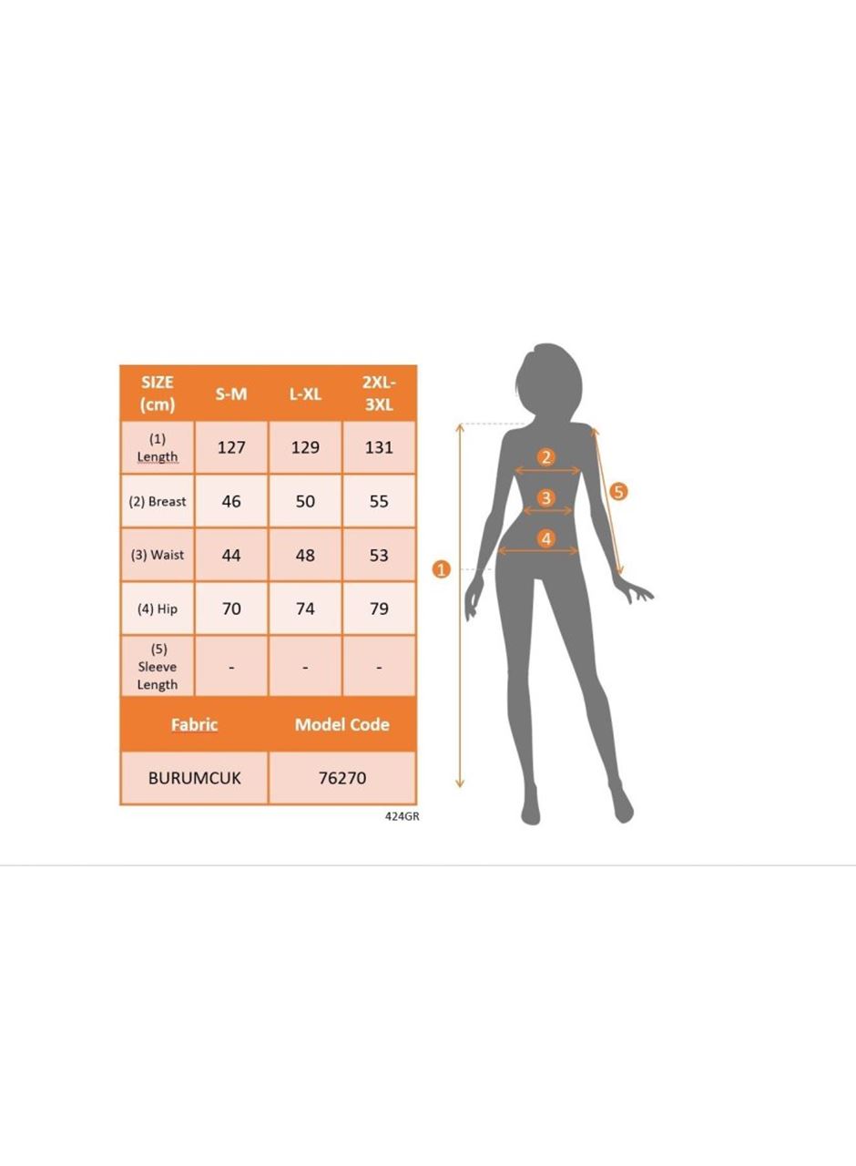 Kadın Askılı V Yakalı önden Düğmeli Midi Bürümcük Elbise