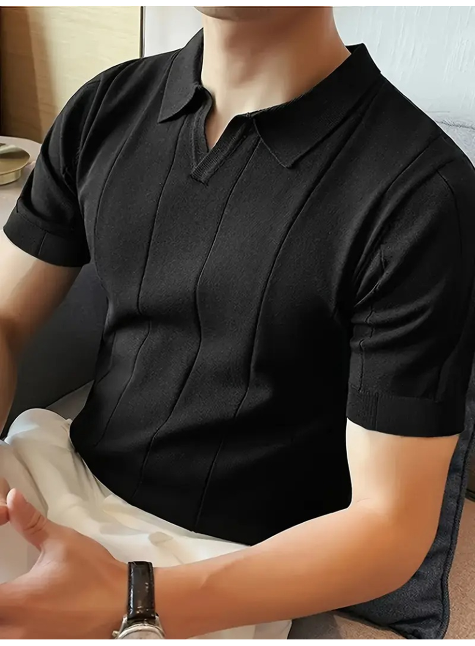 Erkek Kısa Kollu Polo Yakalı Triko Tshirt