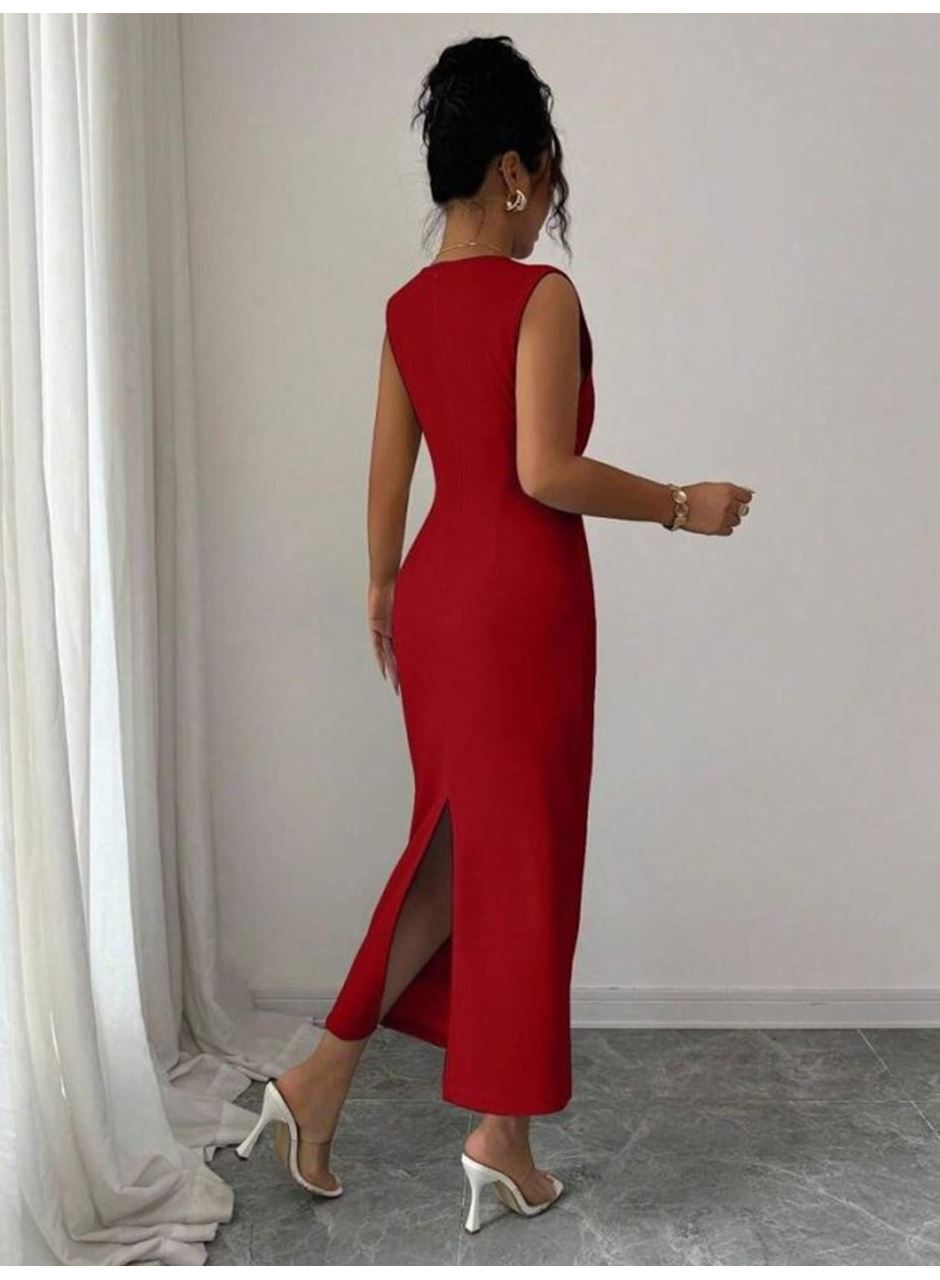 Kadın Kısa Kollu Hakim Yakalı çiçek Aksesuar Detaylı Kısa Ithal Krep Elbise