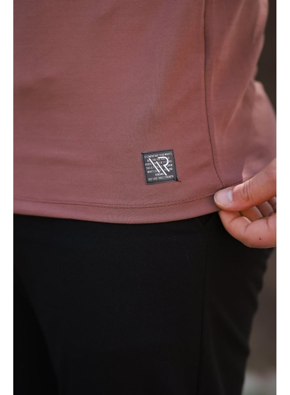 Erkek Yarım Balıkçı Yaka Kısa Kollu T-shirt