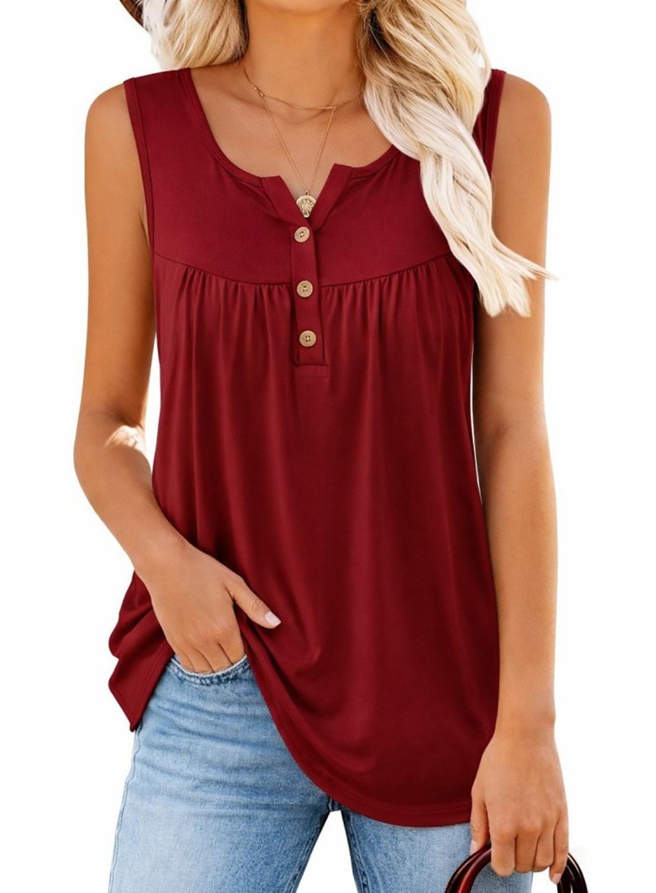 Kadın Askılı Yakadan Düğmeli