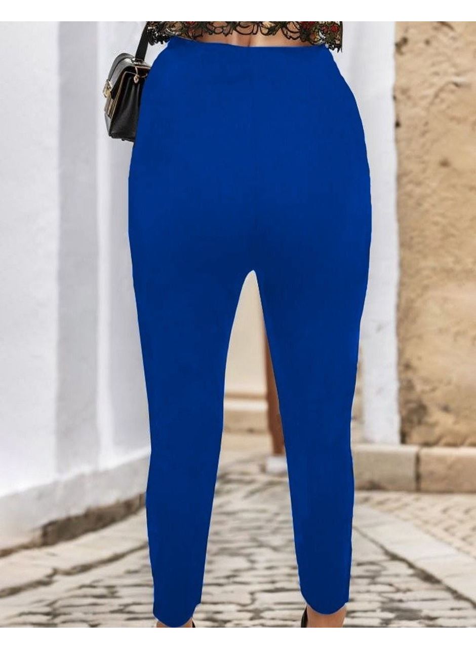 Kadın çima Detay Ithal Krep Pantolon