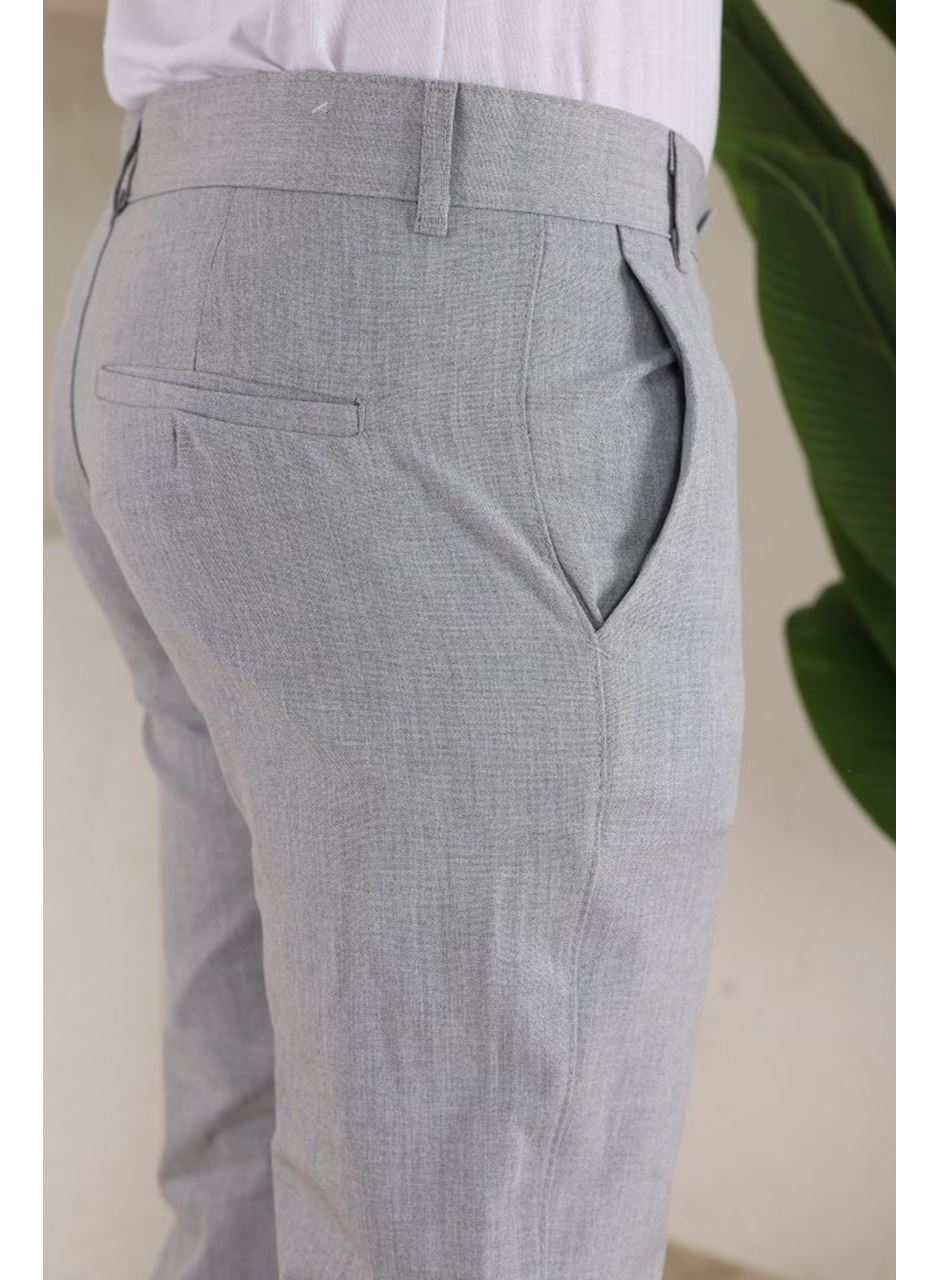 Erkek Slim Fit Dilli Kumaş Pantolon