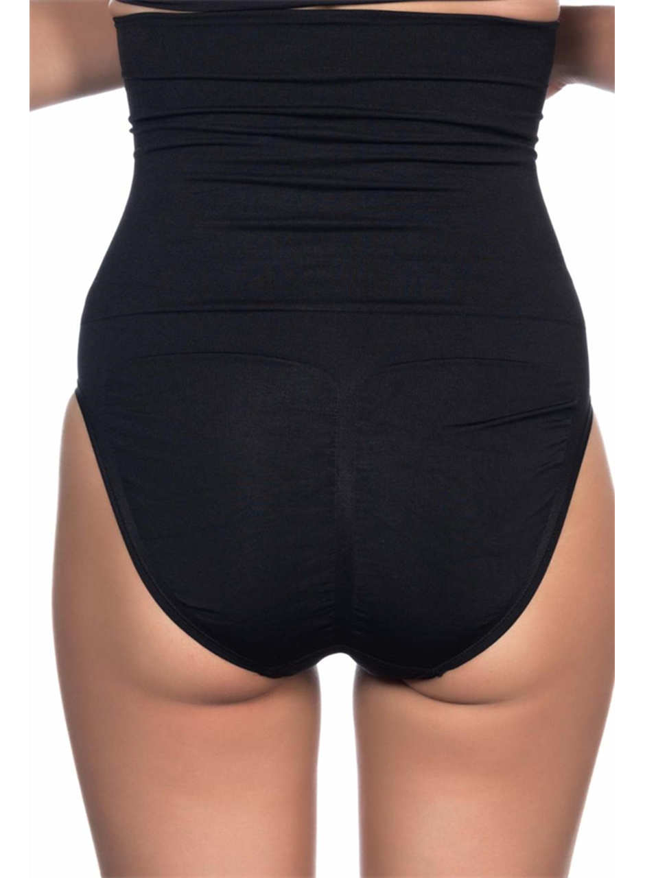 Siyah Yüksek Bel Double Slip Korse