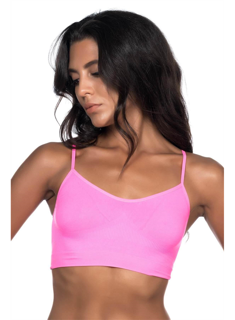 Neon Fuşya MI Emay 4003 Soft İp Askı Büstiyer