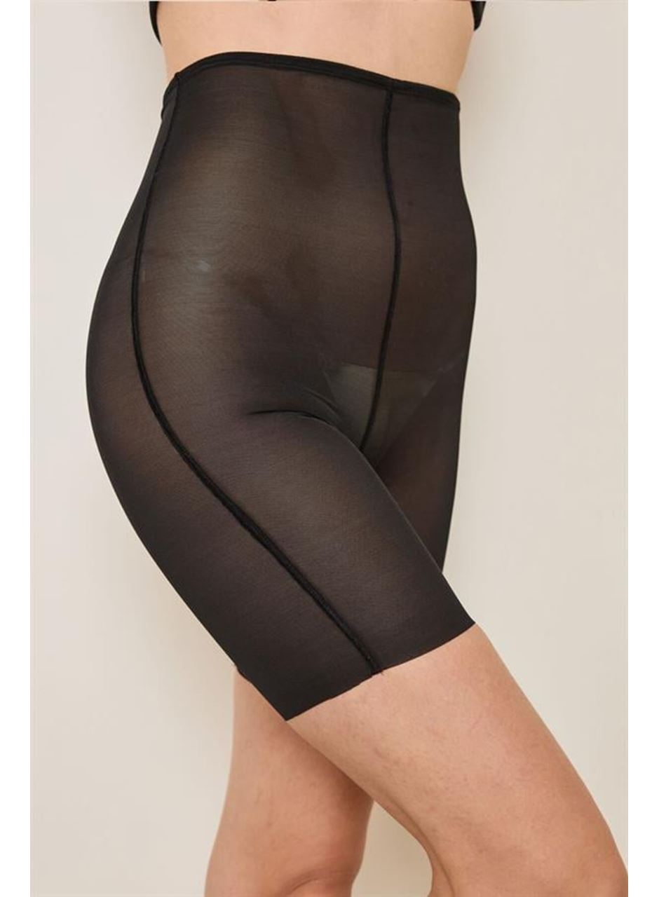 Yüksek Bel Paçalı Şort Korse