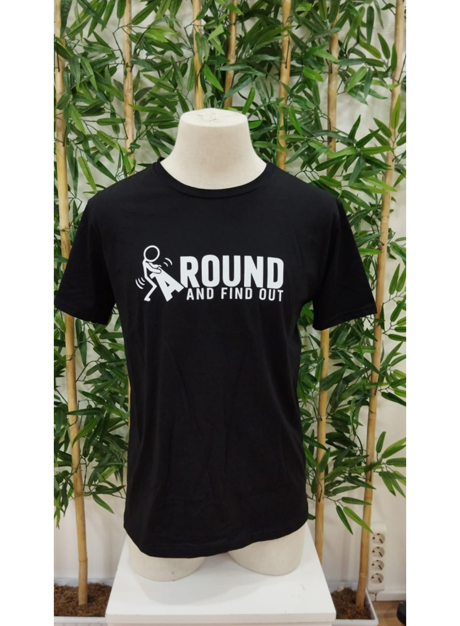 Erkek Around Baskılı Süprem T-shirt
