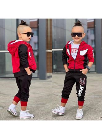 8009 SPİDERMAN KAPÜŞONLU TAKIM SYH
