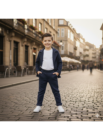 446780 MÜSLİN GABARDİN ERKEK TAKIM 5Y,6Y,7Y,8Y Laci