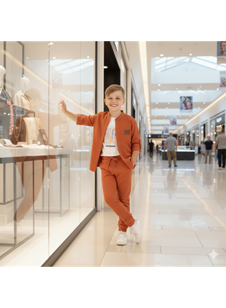 442925 GÖMLEKLİ ÜÇLÜ TAKIM 2Y,3Y,4Y,5Y 