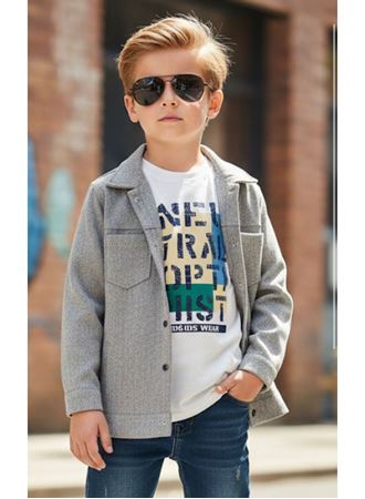 443571 ERKEK ÇOCUK İKİLİ TAKIM FÜME 9-12