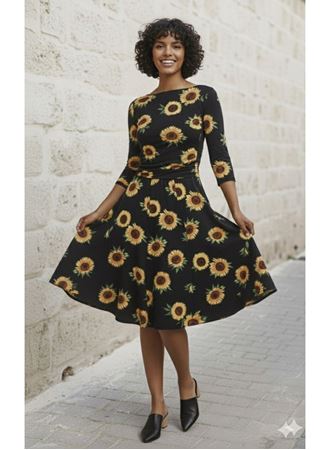 Kadın Fakir Kol Bisiklet Yaka Midi Mikro Elbise