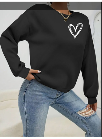 Kadın Uzun Kollu Bisiklet Yaka Viskon Iki Iplik Bluz