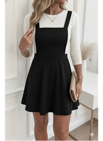 Kadın Askılı Sırttan çapraz Detaylı Kısa Kiloş Kadife Mini Elbise