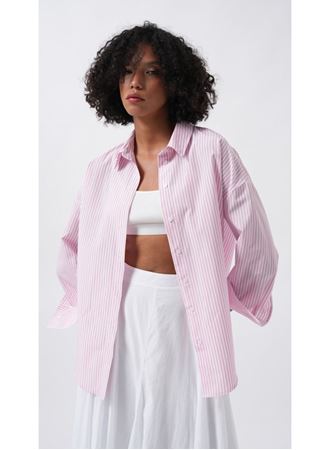 Çizgili Basic Gömlek