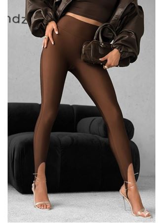 Kadın Yüksek Bel Topuk Altından Geçmeli Dalgıç Tayt