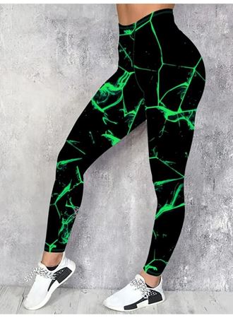 Kadın Yüksek Bel Renk Detaylı Dalgıç Tayt