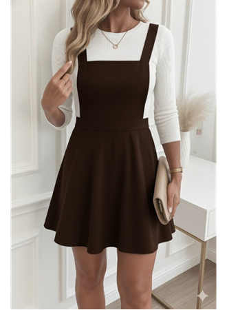 Kadın Askılı Sırttan çapraz Detaylı Kısa Kiloş Kadife Mini Elbise