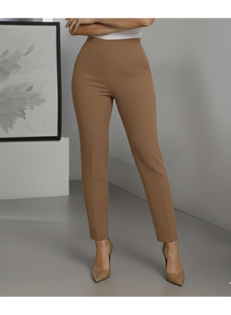 Kadın Yüksek Bel Ithal Krep Pantolon