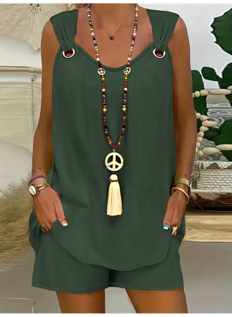 Kadın Sıfır Kol V Yaka Kuş Gözü Detay Bluz Short Aerobin Ikili Takım