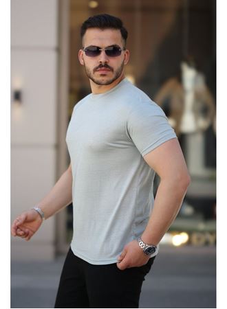 Erkek Mini Jakarlı Kısa Kollu T-shirt