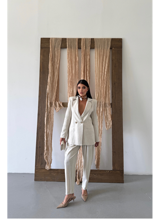 KETEN CEKET - PANTOLON TAKIM - Ham