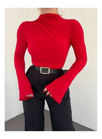 Büzgülü İspanyol Kol Bluz