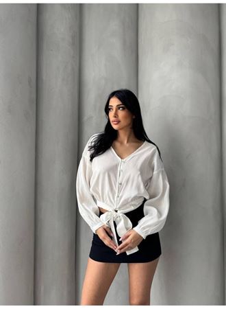 Bağlama Detaylı Gömlek