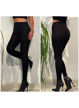 Kadın Yüksek Bel Korse Ve Kopça Detay çelik Toparlayıcı Tayt