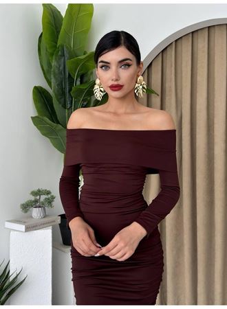 Dakota Drapeli Elbise