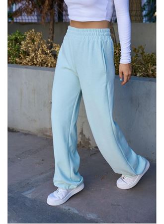 Düz Lastikli Eşofman - Mint Yeşili