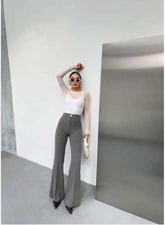 230 Gr Poly Viscose Full Lycra İspanyol Paça Pantolon